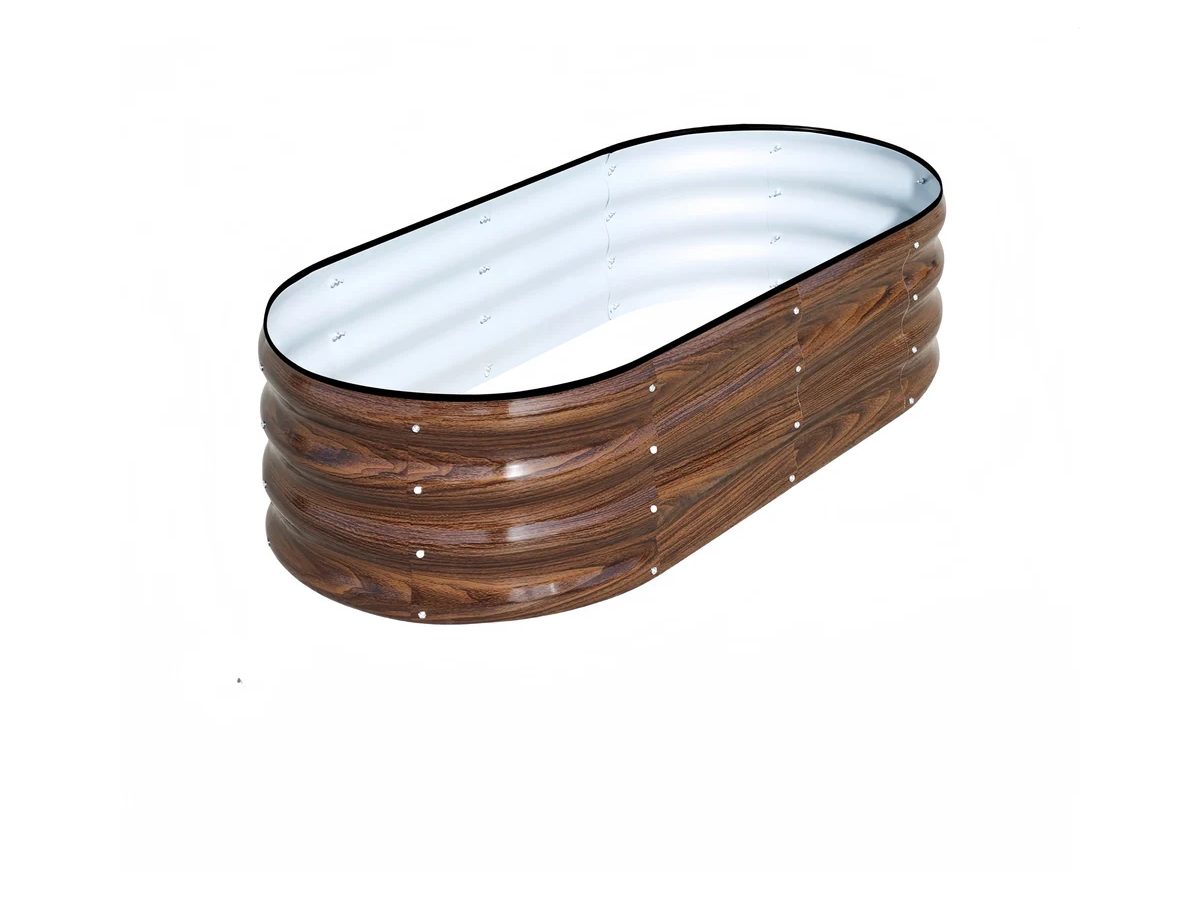 Raised Garden Bed Galvanized Steel 4x2x1ft — image 1