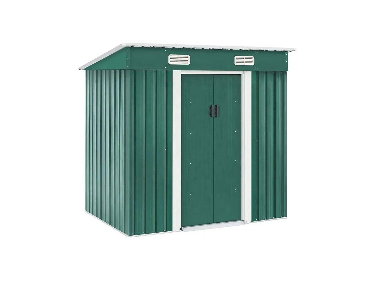 Garden Shed Zinc Steel 6x3.5ft — image 1