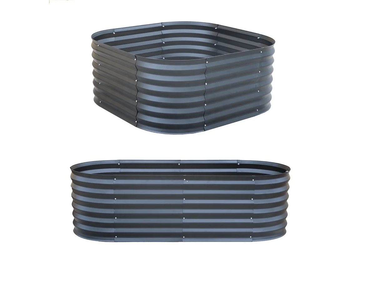 Raised Garden Bed Galvanized Steel 150x60x45cm — image 1