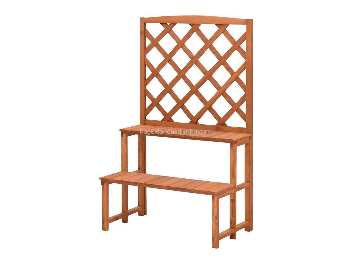 Plant Stand Fir Wood 71x42x115cm — image 1