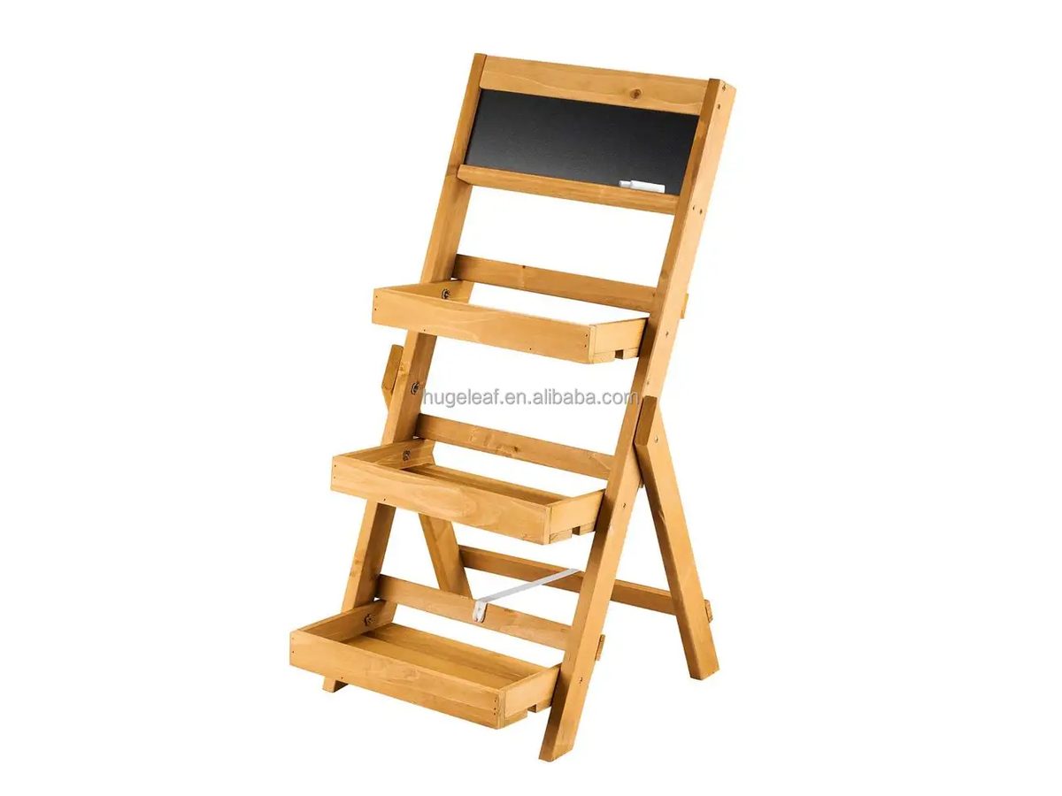 Plant Stand Fir Wood 3 tier — image 1