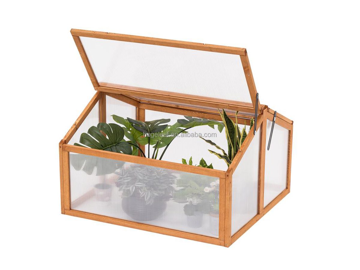 Wooden Cold Frame, Double Lid — image 1