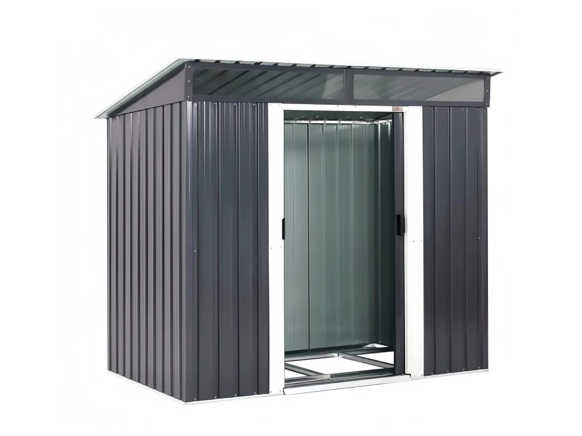 Garden Shed Galvanized Steel 6x8ft HLGS2304 — image 1
