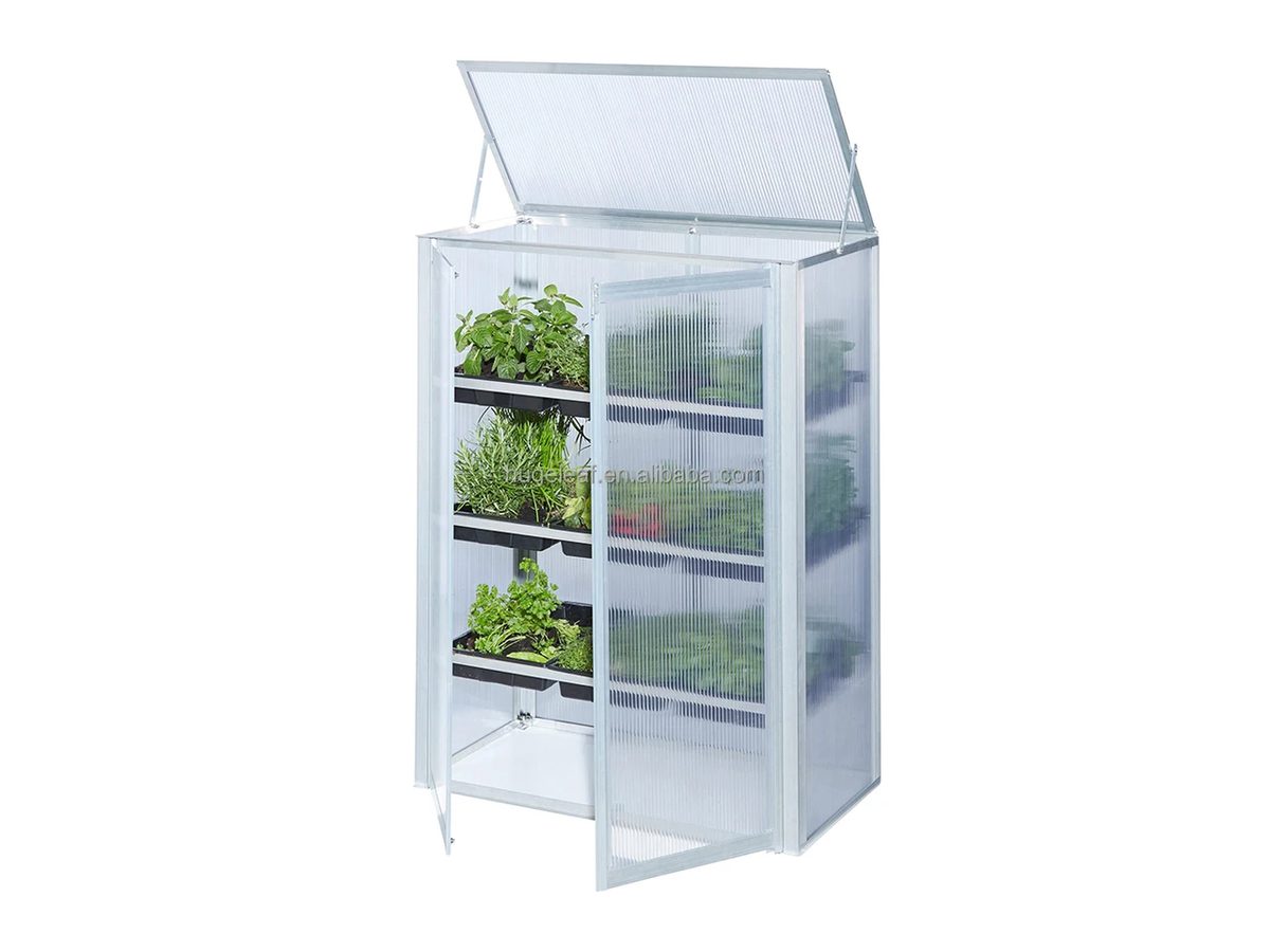 Cold Frame Polycarbonate 76x39x99cm — image 1
