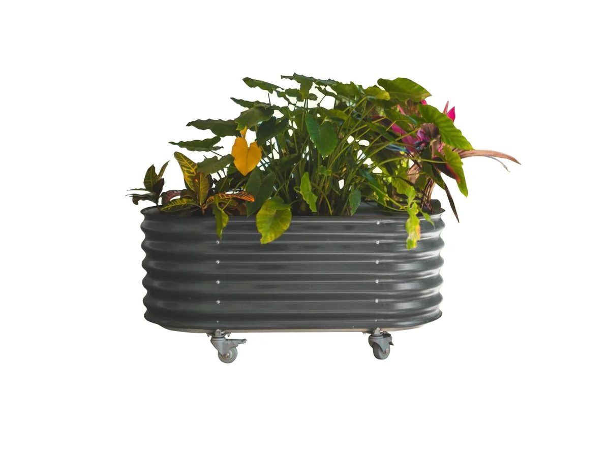 Raised Garden Bed Galvanized Steel 120x60x38cm — image 1