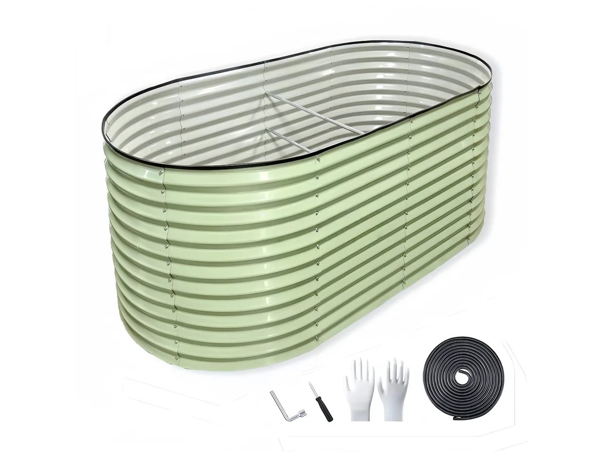 Raised Garden Bed Galvanized Steel 160x100x78cm — image 1