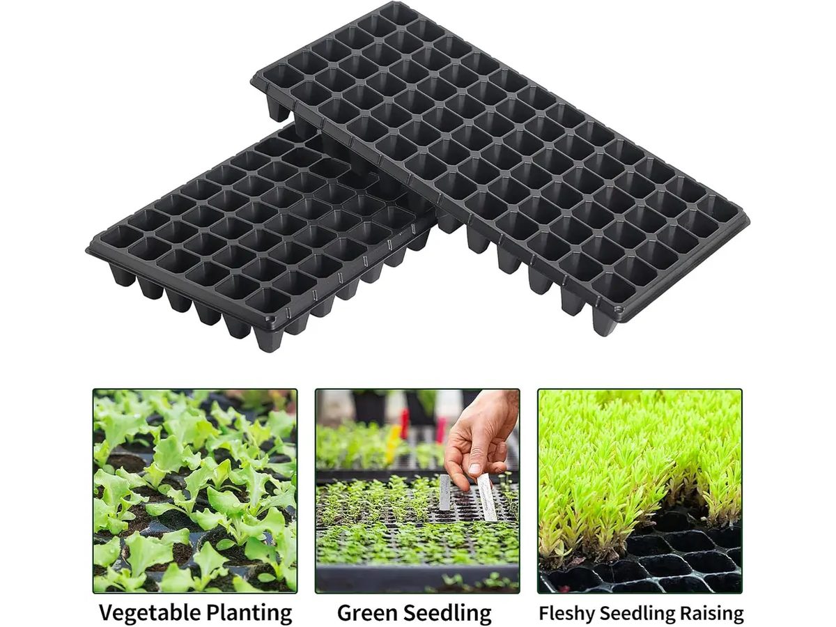 Seed Starter Tray Plastic 54x28cm — image 1