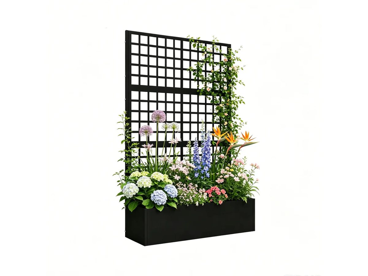 Raised Garden Bed Galvanized Steel 90x30x180cm — image 1
