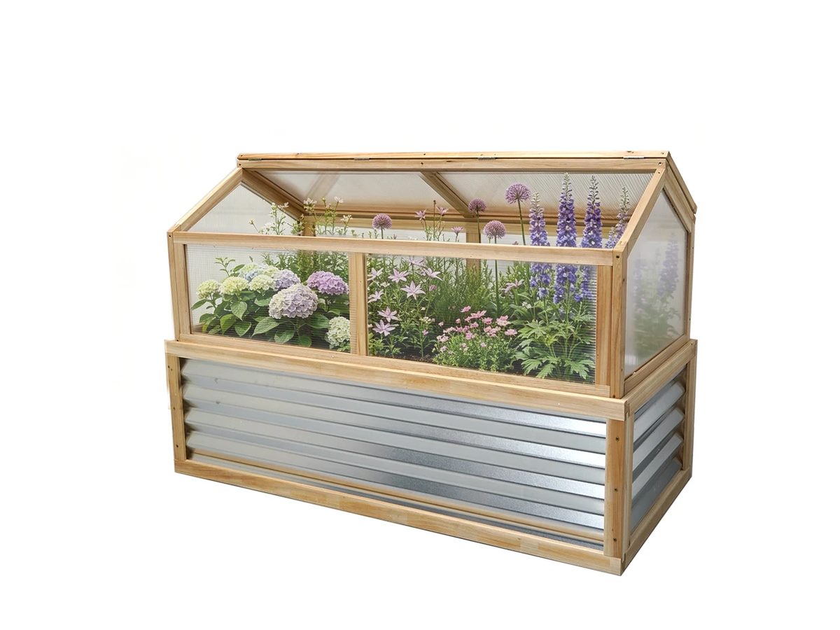 Raised Garden Bed Polycarbonate 122x60x82cm — image 1
