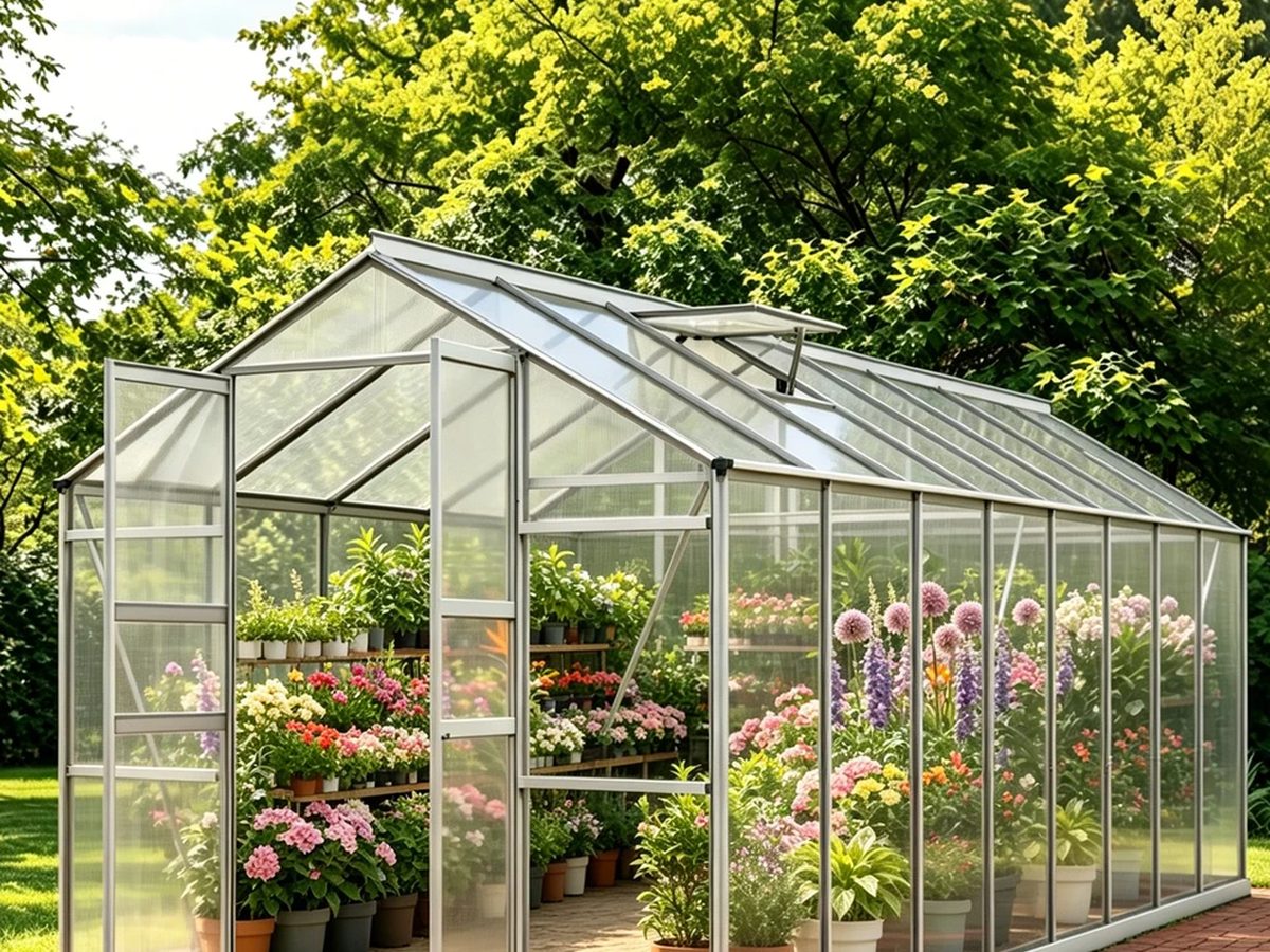 Greenhouse Aluminium 15x8x7ft — image 1