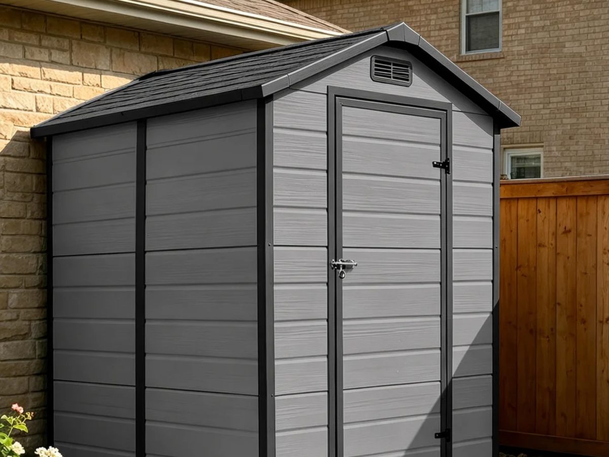 Garden Shed Plastic 4x5x6ft — image 1