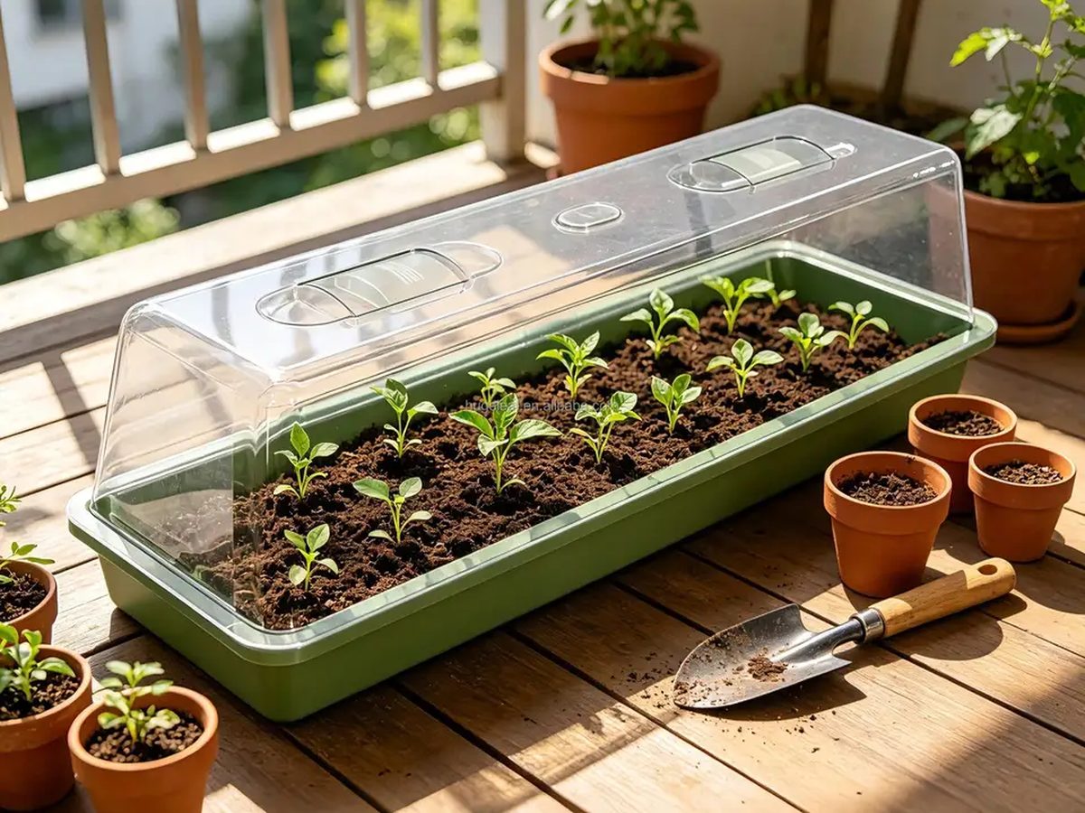 Seed Propagator Plastic 58.4x19x17.5cm — image 1