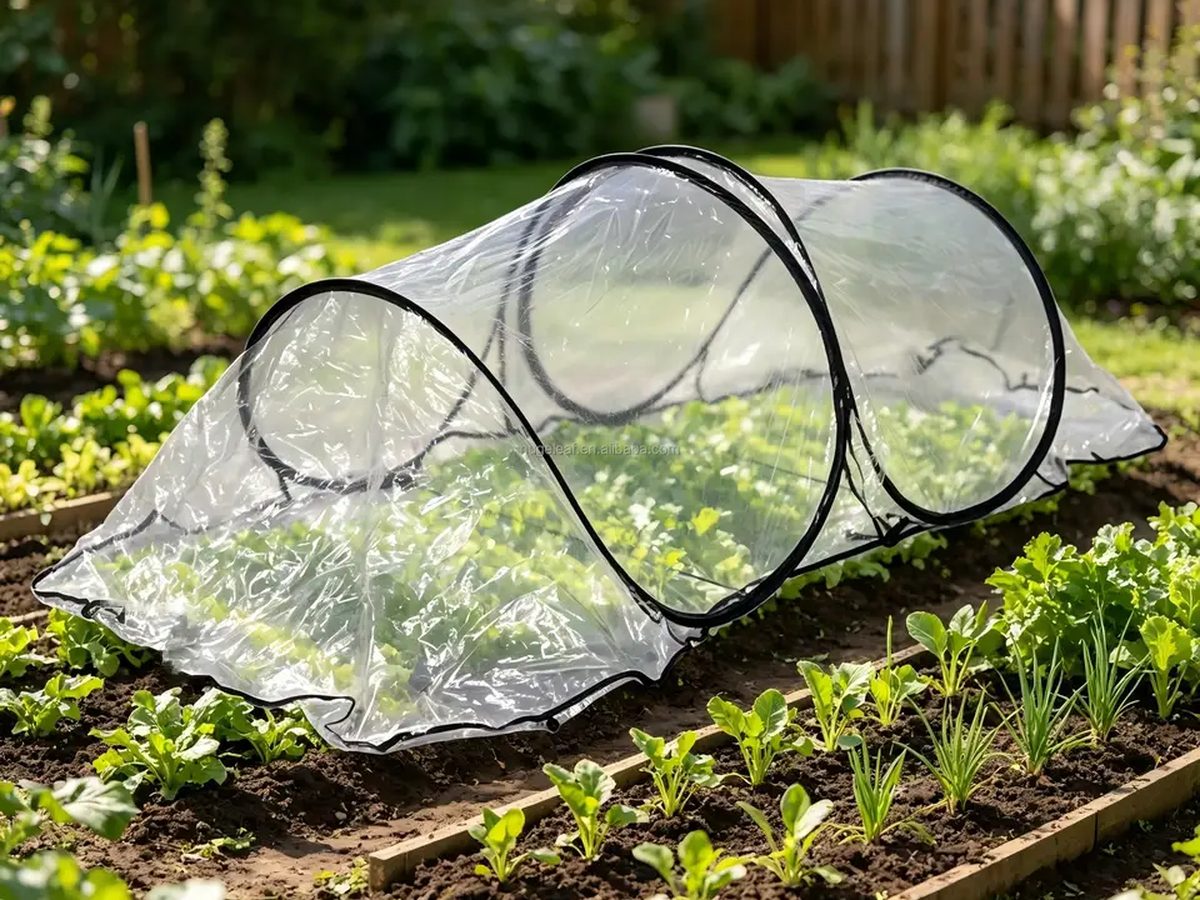 Tunnel Greenhouse PVC 200x80x60cm — image 1