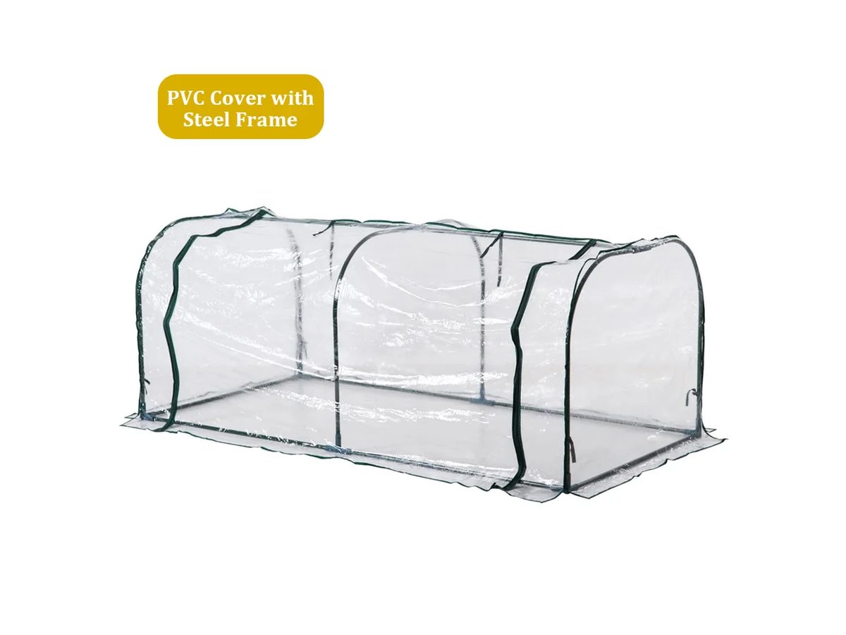 Tunnel Greenhouse PVC 130x60x50cm — image 1