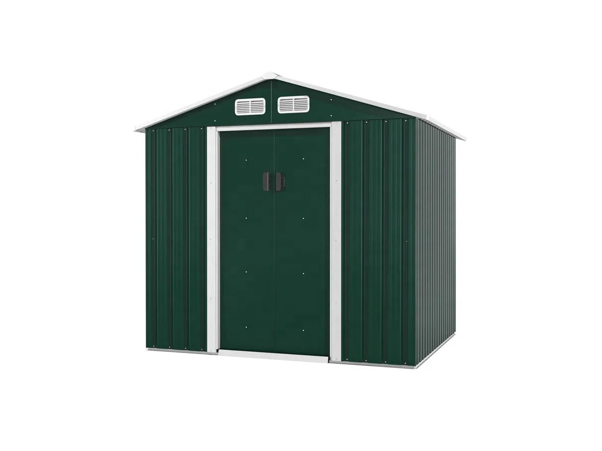 Garden Shed Zinc Steel 205x257x178cm — image 1