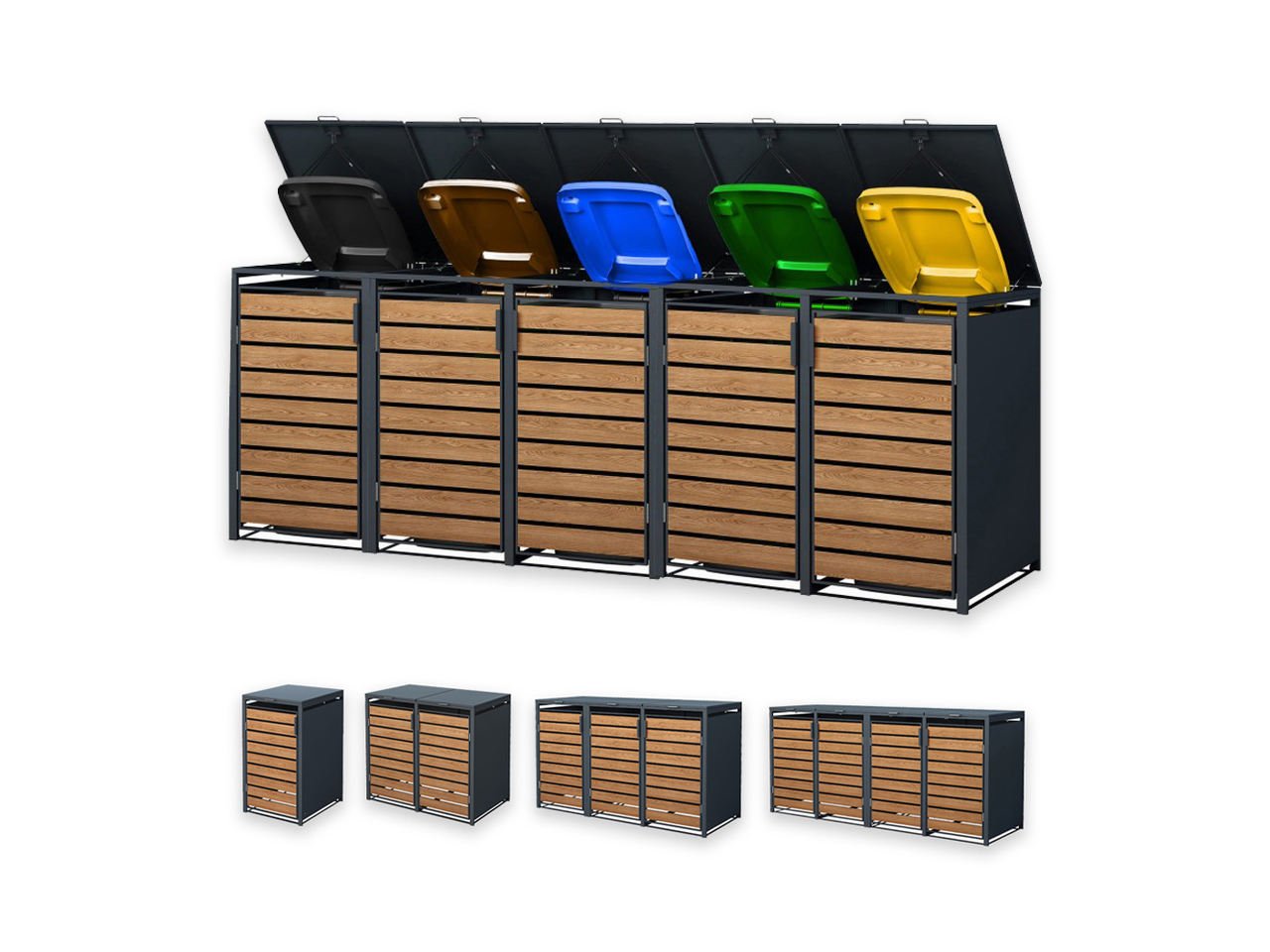 Wheelie Bin Storage 5x240cm — image 1